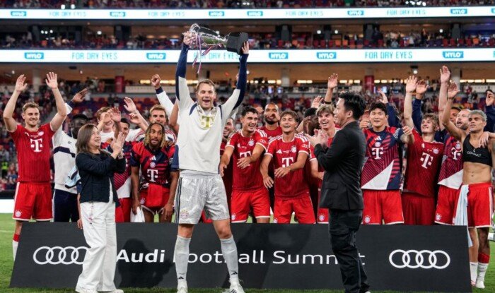 بايرن ميونخ يتوج بكأس أودي الودية بعد الفوز على أستون فيلا