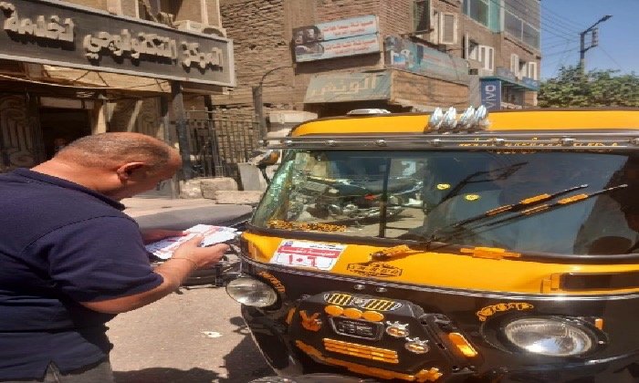 ضبط وتقنين 893 مركبة توك توك بقنا