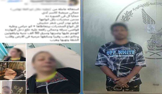 ضبط المتهم بضرب زوجته وابنته وإصابتهما بكدمات ونزيف في القاهرة