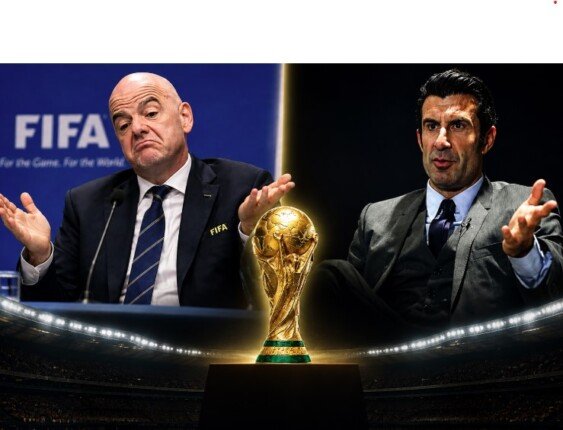 لويس فيجو يهاجم إنفانتينو بعد فكرة بيع حصص من كأس العالم: «يجب أن يرحل فورًا»