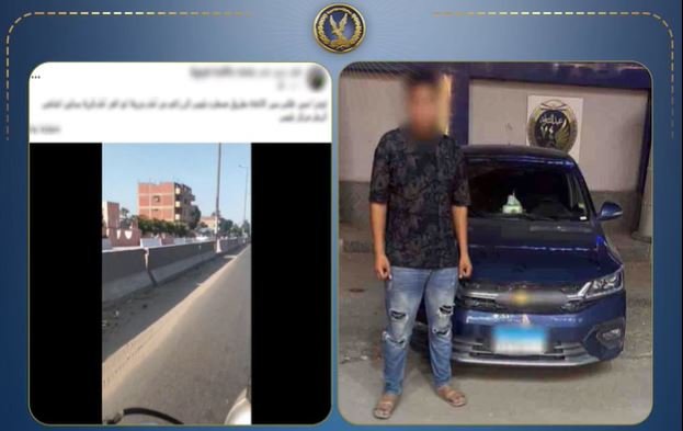 لاختصار الطريق.. ضبط قائد سيارة لسيره عكس الاتجاه بالشرقية