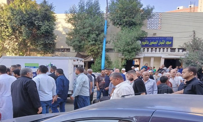 المئات يودعون النقيب زياد عبد الحليم في جنازة مهيبة بالفيوم