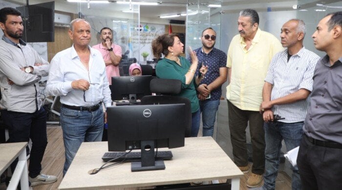 من أحدث المراكز المتنقلة للتقنيات الافتراضية: جولة تفقدية لوفد «القابضة للمياه» بأسيوط