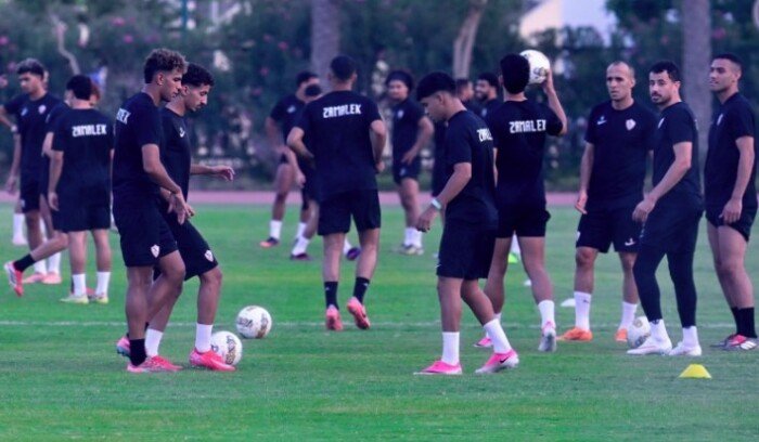 الزمالك يواصل تحضيراته لمواجهة الاتحاد السكندري في الدوري المصري