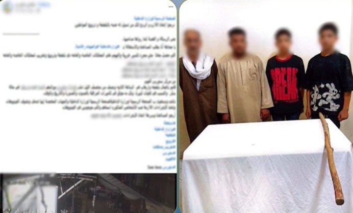 ضبط أب و3 من أبنائه بعد التعدي على مؤجر محل وإتلاف سيارته بالفيوم