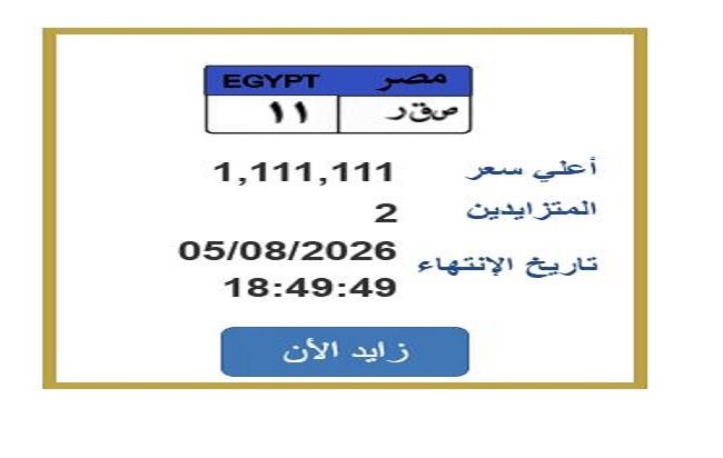 مواد على لوحة معدنية سعرها تخطى المليون جنيه.. التفاصيل عبر بوابة مرور مصر