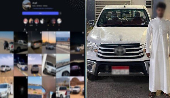 ضبط سائق سيارة ربع نقل بتهمة أداء حركات استعراضية بجنوب سيناء