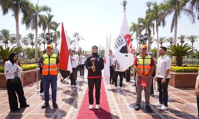 الجامعة البريطانية تستضيف مسيرة شعلة بطولة الألعاب الأفريقية «القاهرة 2026»