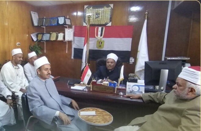 مدير «أوقاف قنا» يستعرض الاستعدادات النهائية لمسابقة «دولة التلاوة»