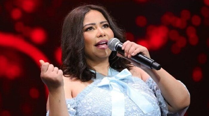 فستان بـ 62 ألف جنيه.. تفاصيل إطلالة شيرين عبد الوهاب بعد حفلها في العلمين