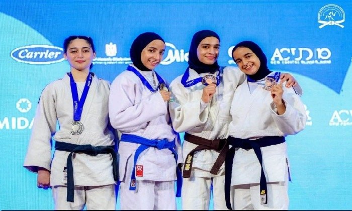 أبطال الشرقية يحصدون 13 ميدالية في البطولة العربية للجودو بمدينة العلمين