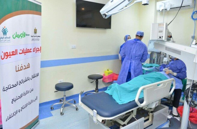 شملت المياه البيضاء والحول.. إجراء 16 عملية عيون بالمجان للأسر الأولى بالرعاية في المنيا