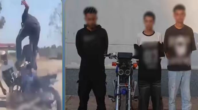 استعراض على الطريق ينتهي بالقبض.. ضبط سائق عرّض حياة المواطنين للخطر بالغربية