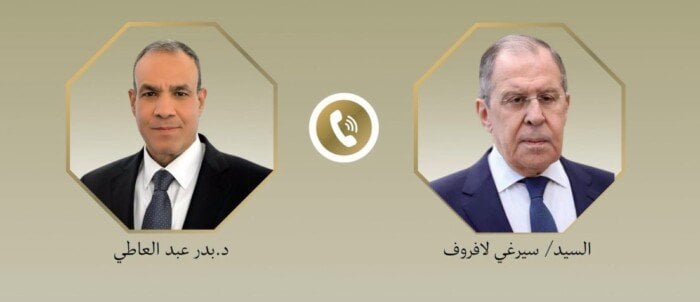 وزير الخارجية يبحث مع نظيره الروسي سُبل احتواء التصعيد في الشرق الأوسط وتهيئة أجواء التفاهم