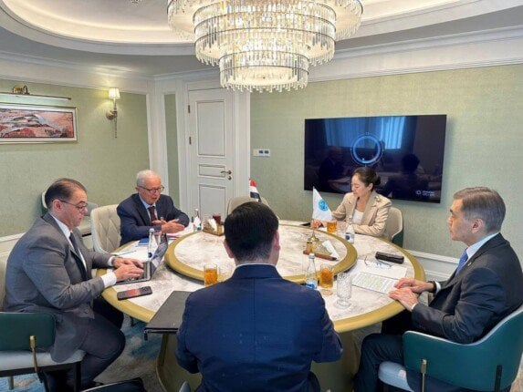 نائب رئيس الوزراء للشؤون الاقتصادية يبحث مع الأمين العام لمنظمة شنغهاي تعزيز التعاون