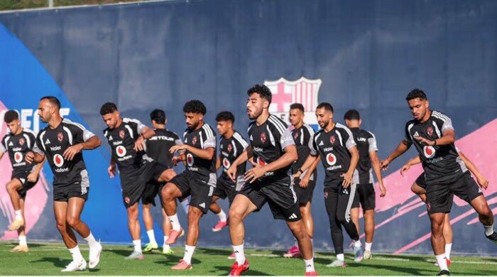 الأهلي يختتم استعداداته لمواجهة برشلونة في كأس خوان جامبر