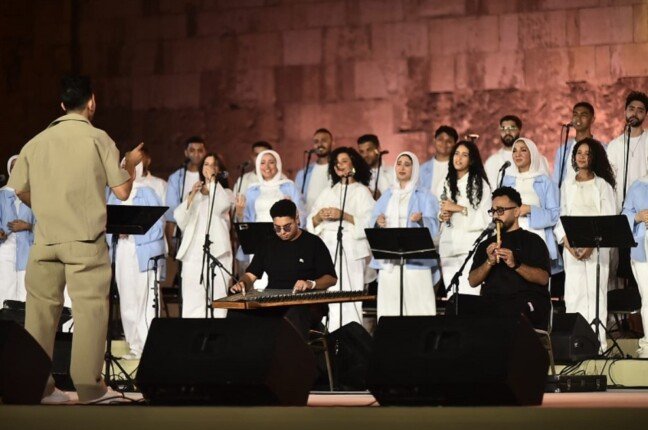 كورال «أون» يغنى لأم كلثوم وعمرو دياب وأحمد سعد في تاسع ليالي مهرجان القلعة 2026