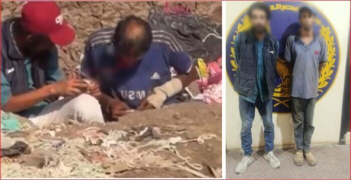 بعد تداول الفيديو.. الداخلية تكشف ملابسات تعاطي عاطلان المخدرات في القليوبية