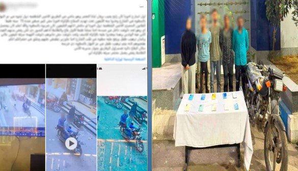 سرقة هاتف تكشف 9 جرائم أخرى.. ضبط عاطلين بالشرقية