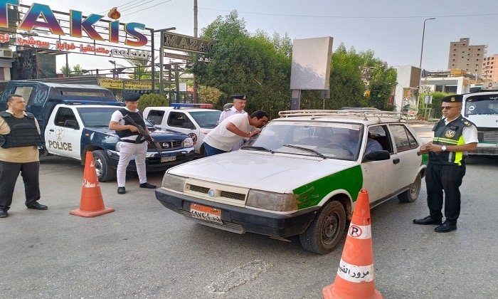 حملات أمنية مكبرة لتعزيز الانضباط المروري بالفيوم