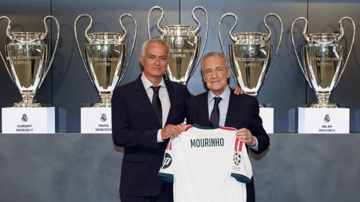 ريال مدريد يقدم جوزيه مورينيو مدربًا للفريق بعقد حتى 2029