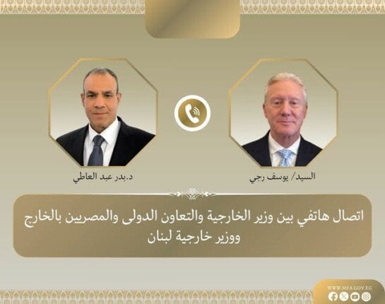 وزير الخارجية ونظيره اللبناني يستعرضان التطورات الإقليمية ومستجدات مفاوضات روما