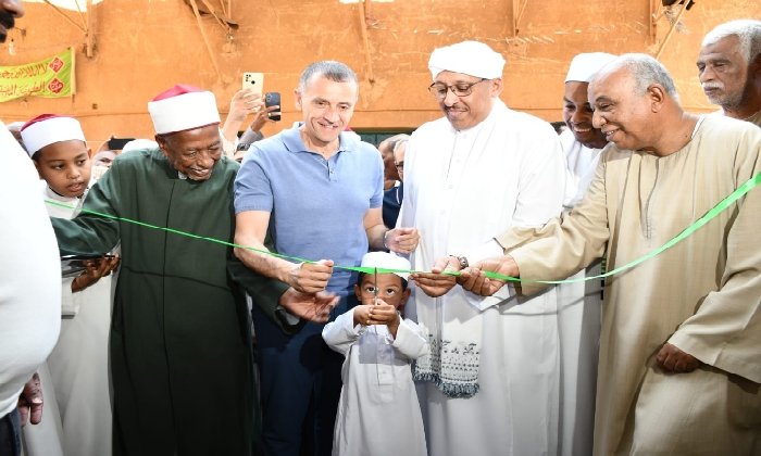 محافظ أسوان يفتتح ملحق مسجد ودار الميرغنية الختمية بالشيخ هارون