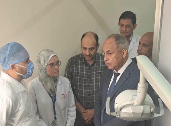 إحالة المتغيبين للشئون القانونية.. وكيل صحة القليوبية يفاجئ «رمد بنها» بجولة صباحية