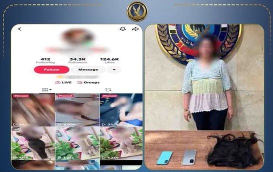 ضبط صانعة محتوى بالجيزة لنشر فيديوهات رقص بملابس خادشة