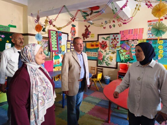 مدير تعليم القاهرة تتابع جاهزية مدرسة الشيخة فاطمة بنت مبارك للعام الجديد