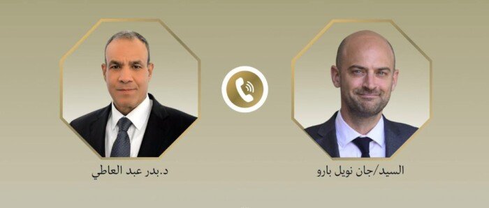 وزير الخارجية يبحث مع نظيره الفرنسي سبل تعزيز العلاقات الثنائية والتطورات الإقليمية
