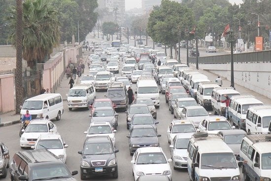 الحالة المرورية اليوم الاثنين.. خريطة الزحام والكثافات بالقاهرة والجيزة