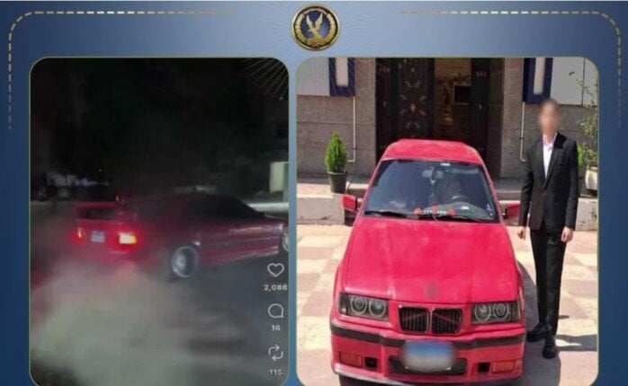 ضبط قائد سيارة بالفيوم لقيامه بحركات استعراضية عرضت حياة المواطنين للخطر