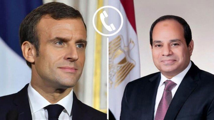 الرئيس السيسي يعرب لـ ماكرون عن تضامن مصر الكامل مع فرنسا إثر الحرائق التي شهدتها بعض المناطق