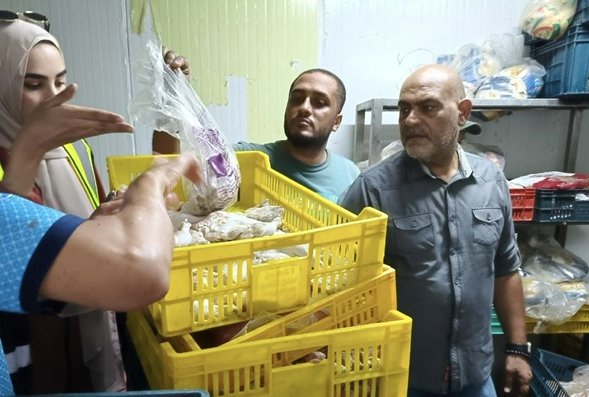 ضبط طن ونصف دواجن غير الصالحة للاستهلاك الآدمي بقليوب