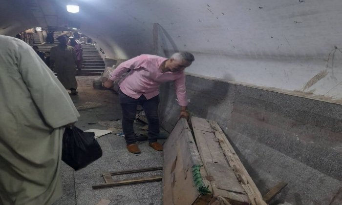 رفع 226 حالة إشغال طريق مخالف في حملة بشوارع كفر الدوار