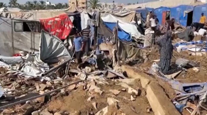 استشهاد طفل فلسطيني وإصابة 5 آخرين في غارة إسرائيلية وسط غزة