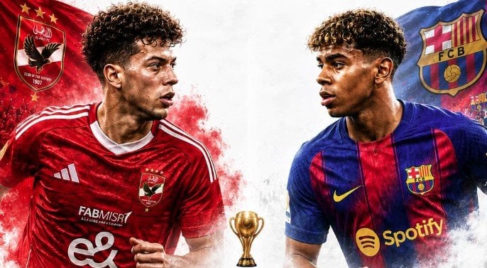 كأس خوان جامبر.. بث مباشر مباراة الأهلي وبرشلونة اليوم