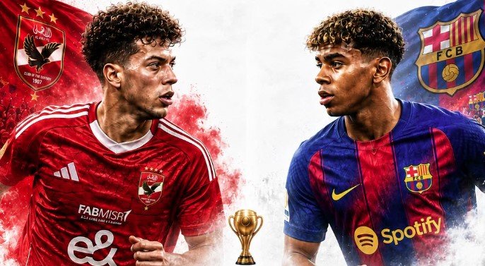 بث مباشر مباراة الأهلي ضد برشلونة اليوم في كأس خوان جامبر 2026