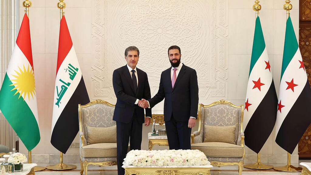 رئيس إقليم كردستان العراق يزور دمشق ويبحث مع الشرع ملف دمج المؤسسات الكردية