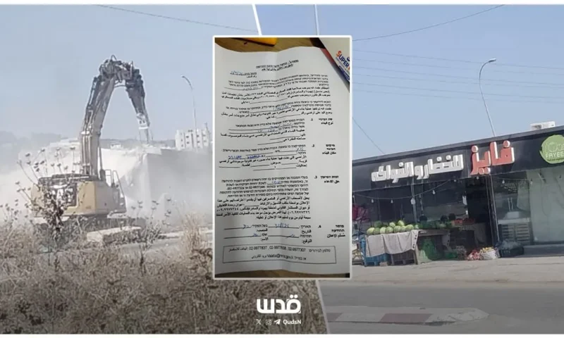 ُدمر محله مرتين.. فايز رواجبة يفقد مصدر رزقه فيما تُمهَّد جنين لعودة الاستيطان