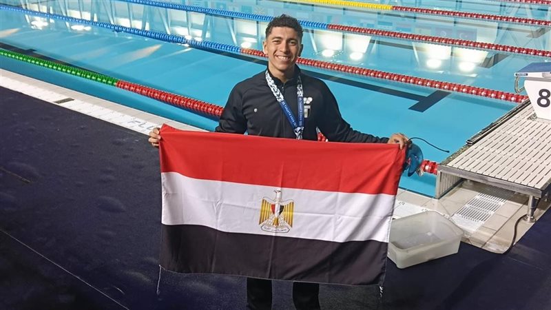 أحمد هشام وندى مجدي يحصدان ذهبية وفضية في سباحة الزعانف بالبحر المتوسط