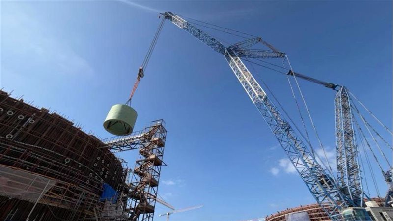 لتعزيز منظومة الأمان النووية، إنجاز هندسي جديد بمحطة الضبعة النووية