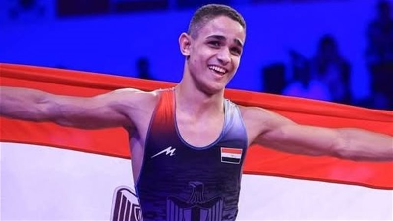مصطفى حسين يتأهل لنصف نهائي المصارعة في دورة ألعاب البحر المتوسط