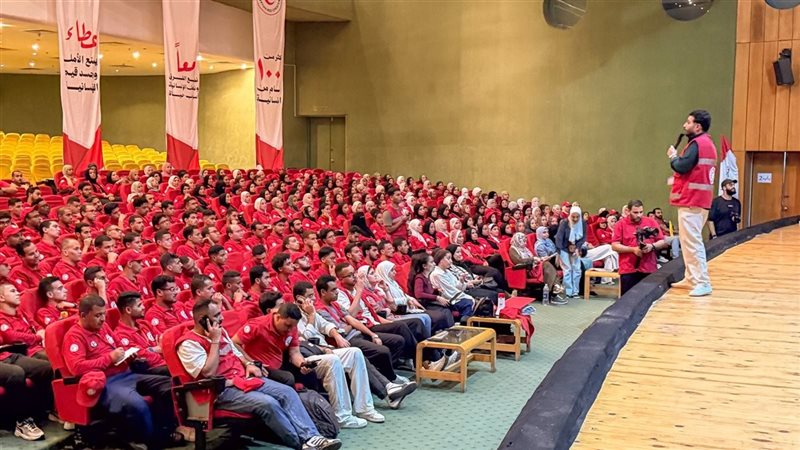 الهلال الأحمر المصري يطلق معسكرا لتعزيز الجاهزية للاستجابة للطوارئ