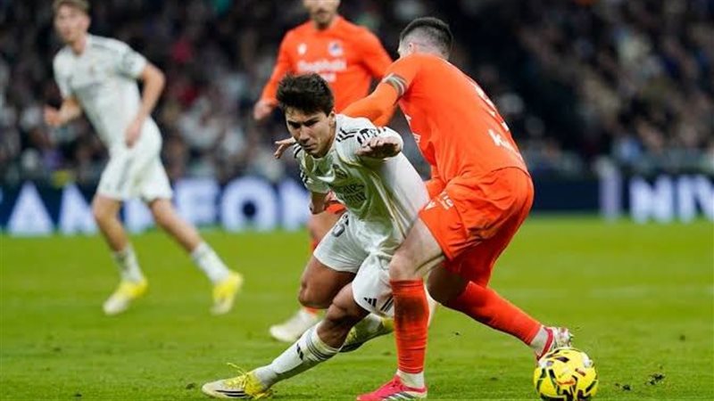 الدوري الإسباني، تعادل مثير بين ريال مدريد وسوسيداد في الشوط الأول