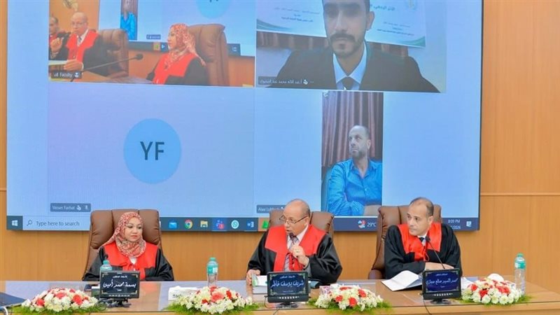 جامعة المنصورة تناقش رسالة دكتوراه لباحث فلسطيني عبر فيديو كونفرانس