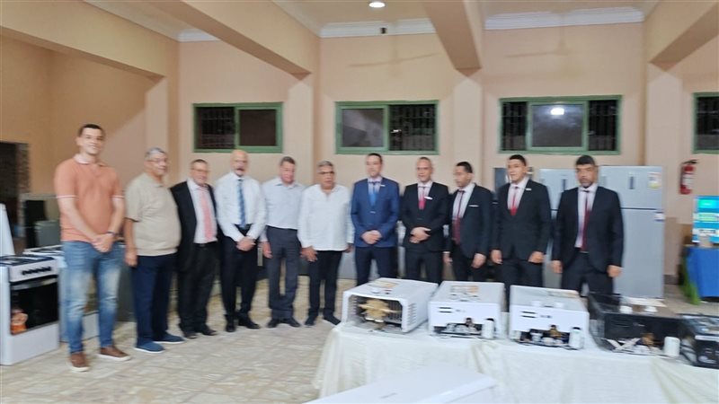 افتتاح معرض منتجات الإنتاج الحربي باستاد المنصورة في الدقهلية