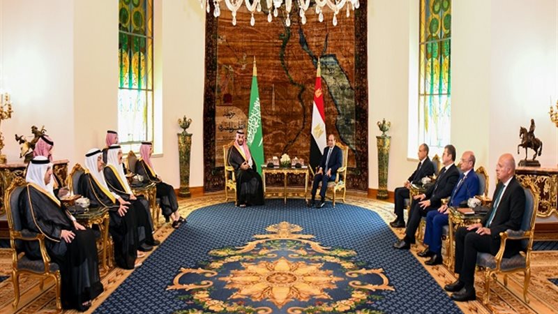 7 صور ترصد تفاصيل المباحثات المصرية السعودية اليوم