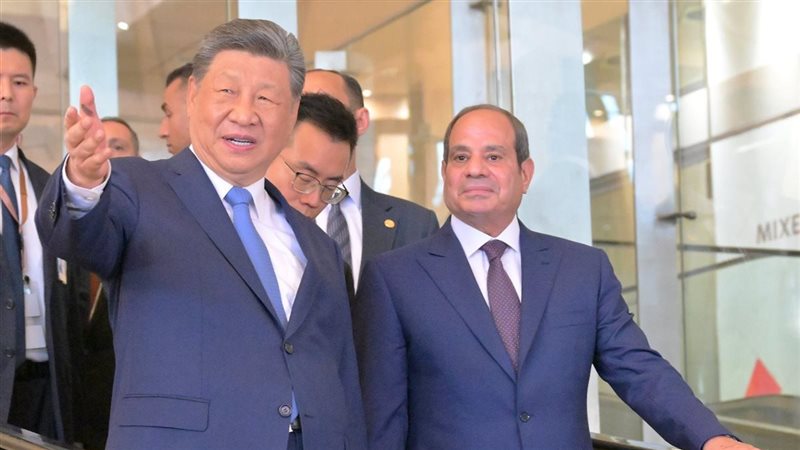 تفاصيل زيارة الرئيس الصيني إلى مصر (فيديو وصور)